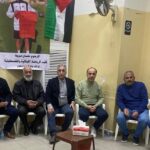 البقاعي يتقبل التعازي بلاعب المنتخب الفلسطيني غسان سرية